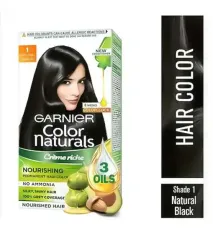 GARNIER Color Naturals shade 1 NATURAL BLACK -70ml+60g